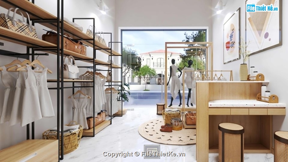 sketchup shop áo quần,quần áo sketchup,3dmax shop áo quần,quần áo,shop quần áo